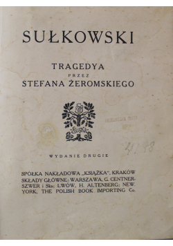Tragedya przez Stefana Żeromskiego 1913 r.