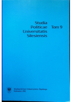 Studia Policae Universitatis Silesienis tom 9