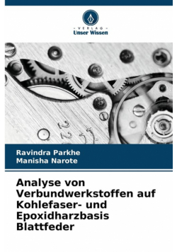 Analyse von Verbundwerkstoffen auf Kohlefaser- und Epoxidharzbasis Blattfeder