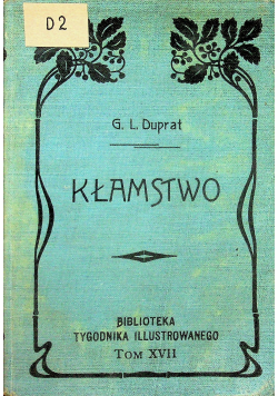 Kłamstwo Studyum psycho - socyologiczne 1905 r.