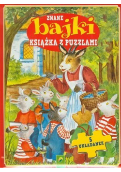 Książka z puzlami - Znane bajki. 5 układanek