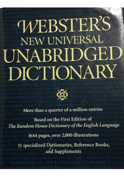 Websters New Universal Unabridged Dictionary