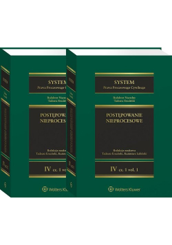 System Prawa Procesowego Cywilnego Tom 4 cz.1 vol.1-2