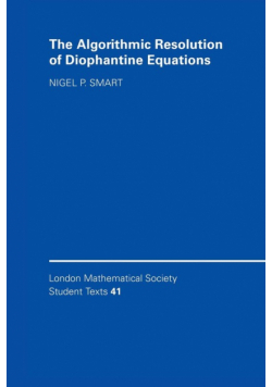 The Algorithmic Resolution of Diophantine             Equations