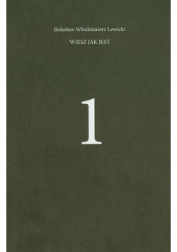 Lewicki Włodzimierz Bolesław - Wiesz jak jest z płytą DVD