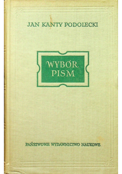 Podolecki wybór pism
