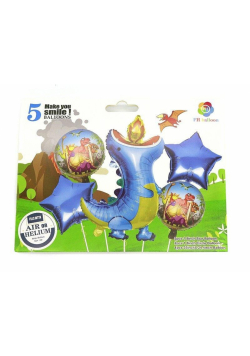 Balony party Smok 5szt
