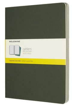 Zestaw 3 zeszytów Cahier Journals 19x25 kratka