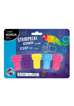 Stempelki ozdobne 5 sztuk KIDEA