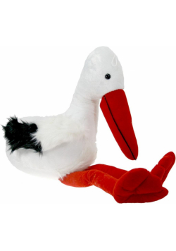 Maskotka Bocian z nogami 80cm