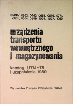 Urządzenia transportu wewnętrznego i magazynowania