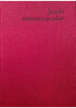 Języki indoeuropejskie Tom II