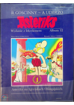Asteriks Wydanie z leksykonem Album 12 Asteriks na Igrzyskach Olimpijskich