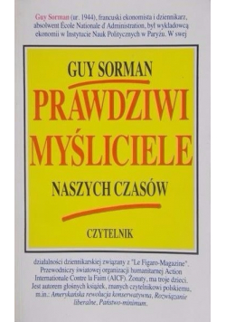 Prawdziwi myśliciele naszych czasów