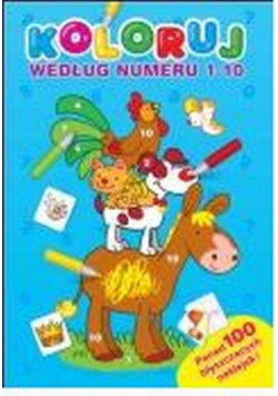 Koloruj według numeru 1-10