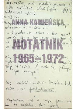 Notatnik 1965 1972