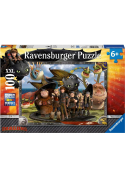 Puzzle 100 Dragons Bezzębni i Przyjaciele