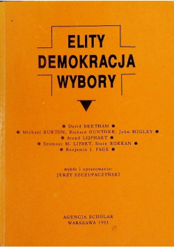 Elity, demokracja, wybory