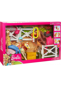 Barbie. Stadnina koni zestaw z lalkami
