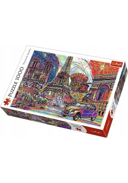 Puzzle 1000 Kolory Paryża TREFL