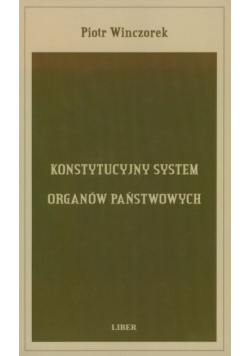Konstytucyjny system organów państwowych