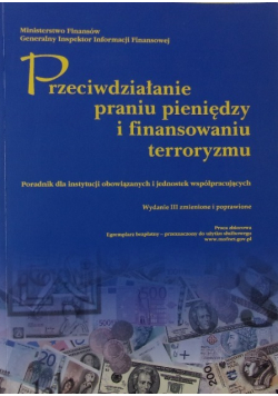 Przeciwdziałanie praniu pieniędzy i finansowaniu terroryzmu