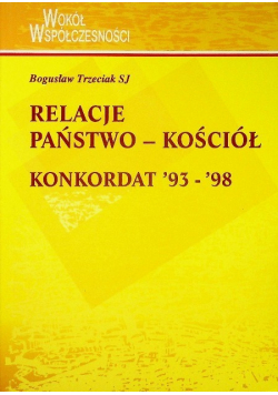 Relacje państwo Kościół Konkordat 93 -  98