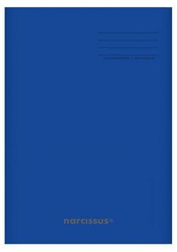 Zeszyt A5/16K kratka PP Blue (4szt) NARCISSUS