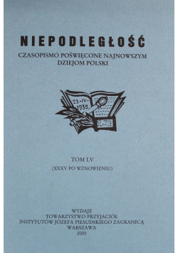 Niepodległość Tom LV
