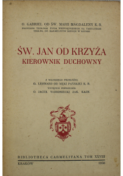 Św Jan od Krzyża Kierownik duchowny 1950r