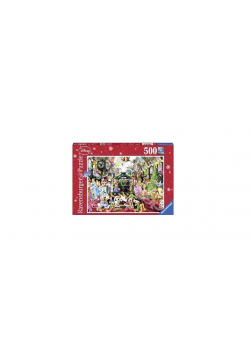 Puzzle 500 Świąteczny pociąg Disneya