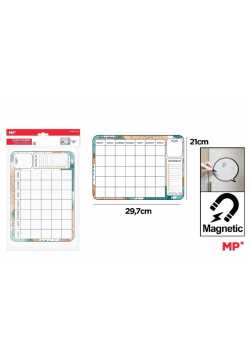 Planer magnetyczny A4 tygodniowy