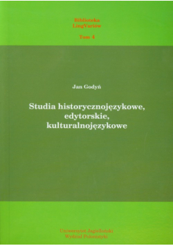 Studia historycznojęzykowe, edytorskie, kulturalnojęzykowe