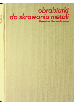 Obrabiarki do skierowania metali