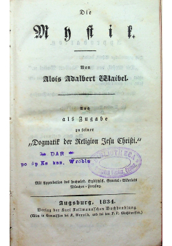 Die Mystik 1834 r.
