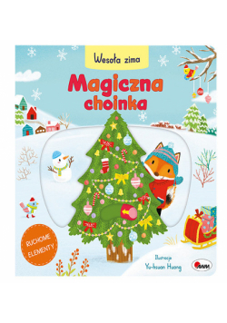 Wesoła zima magiczna choinka