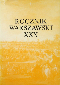 Rocznik warszawski XXX