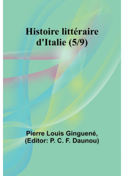 Histoire littéraire d'Italie (5/9)