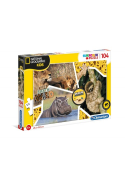 Puzzle 104 Supercolor National Geographic Kids