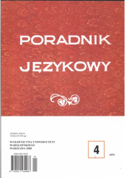 Poradnik językowy 4/2008