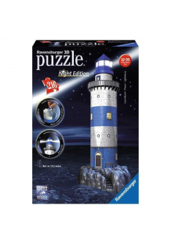 Puzzle 216 Latarnia nocą 3D
