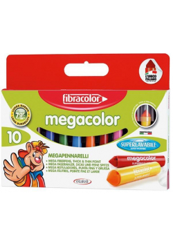 Mazaki Megacolor 10 kol. FIBRACOLOR