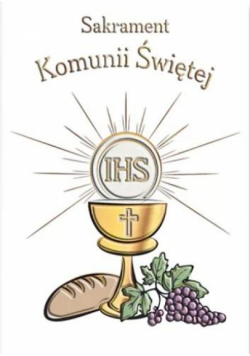 Karnet Komunia Hostia jak chleb
