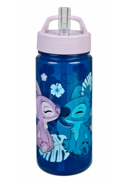 Bidon 500ml Stitch i Andzia plastikowy STLO9913
