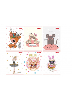 Zeszyt A5/32K kratka Cute (10szt)