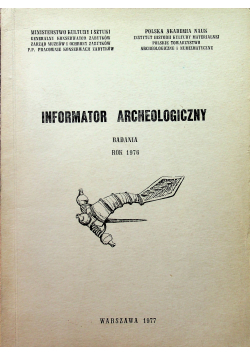 Informator Archeologiczny badania rok 1976