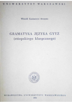 Gramatyka języka GYYZ