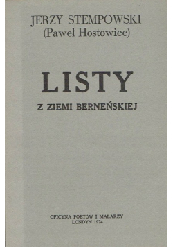Listy Z Ziemi Berneńskiej