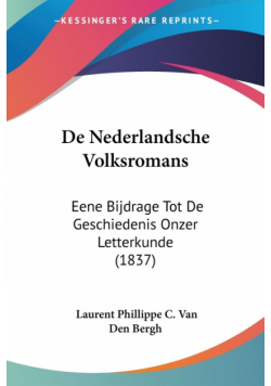 De Nederlandsche Volksromans