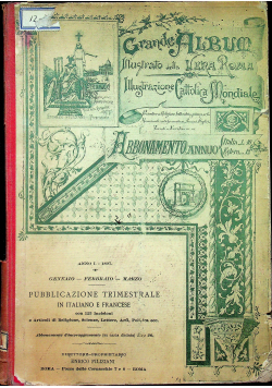 Grande album illustrato 1897r.